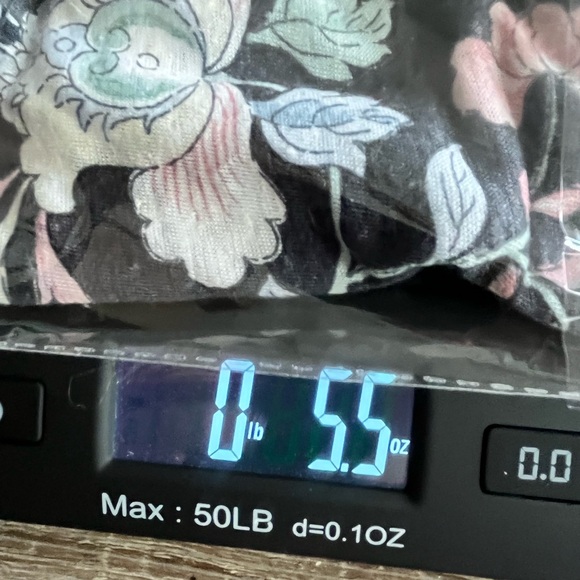 Loft Linen Plus Black Floral Short Sleeve Shirt Size 20/22 - Picture 7 of 8